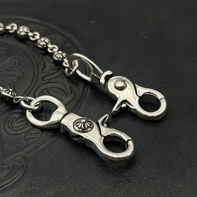 Chrome Hearts Colier Chaîne Starburst-Link en Argent Métal Poli 7