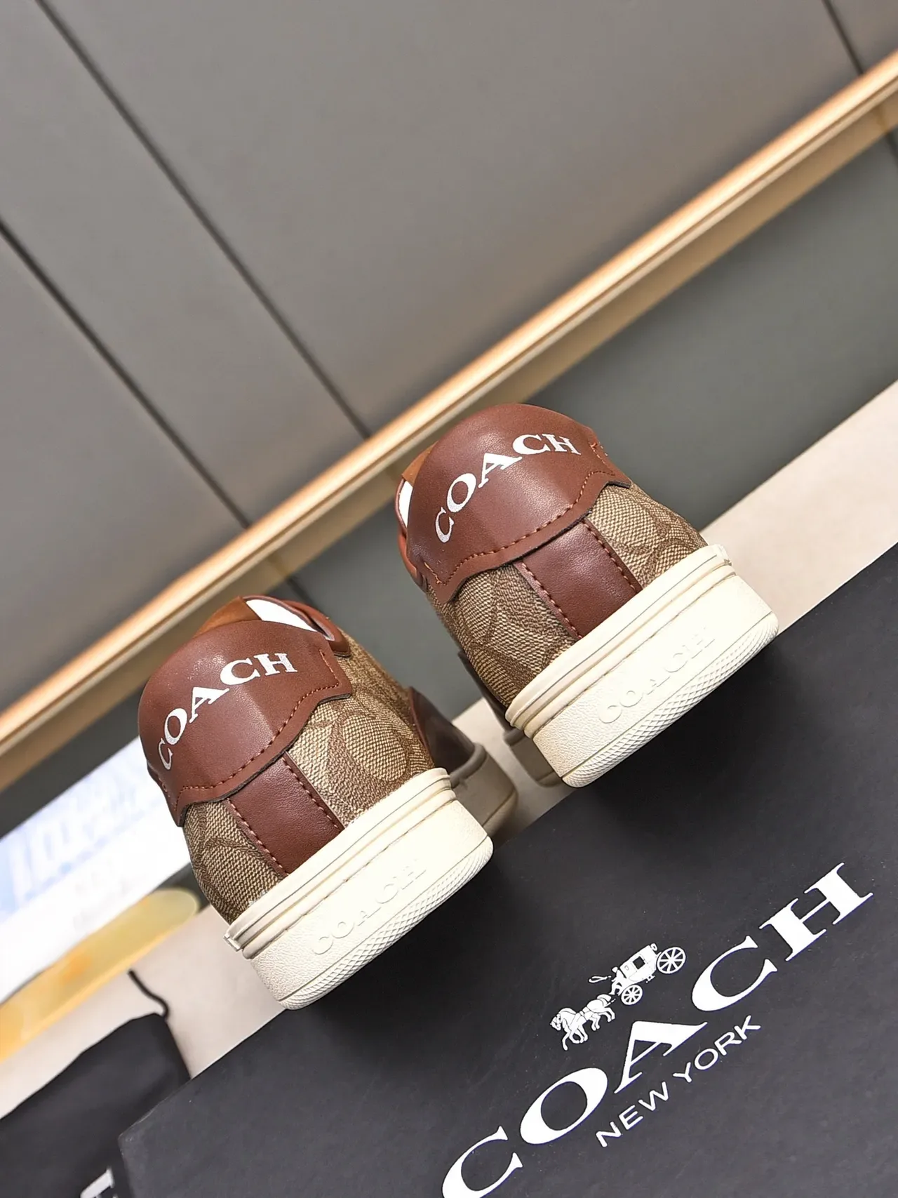Coach Monogram Canvas and Leather Low-Top Lifestyle Sneaker 2