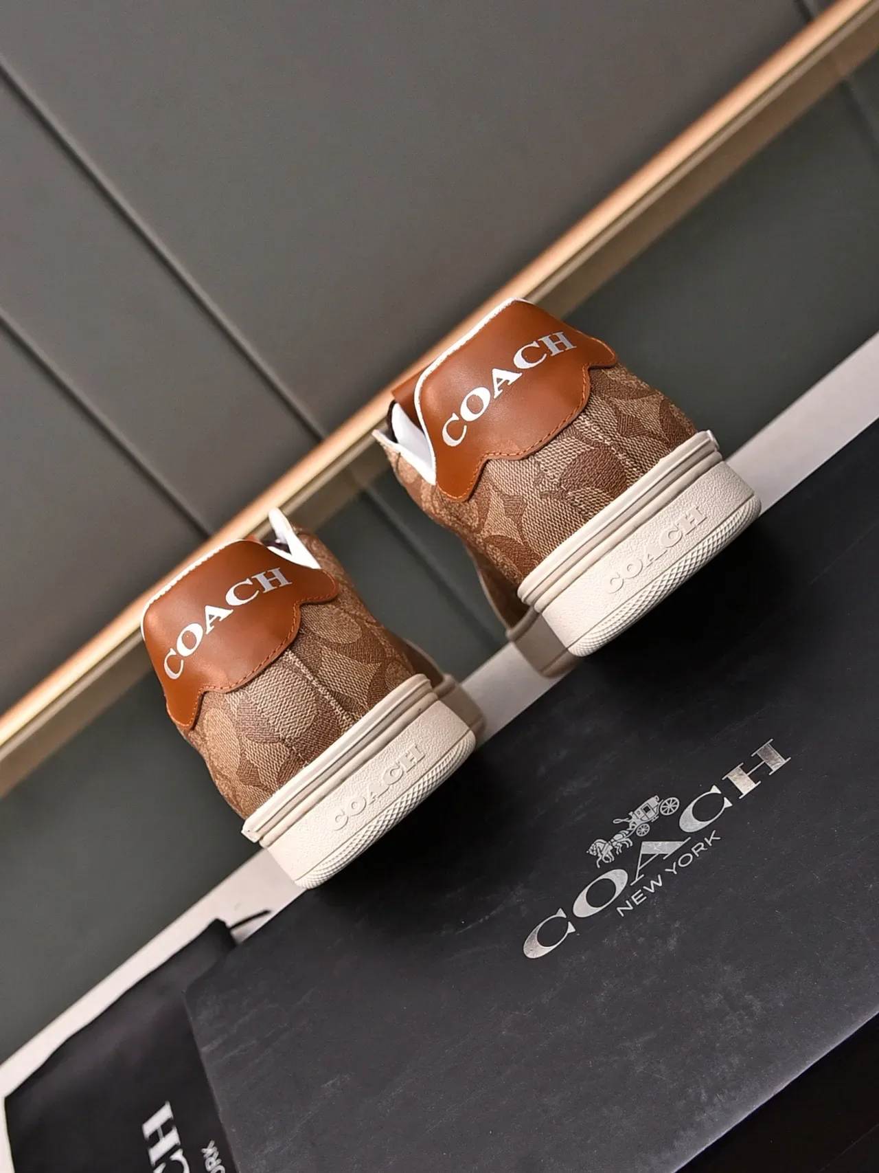 Coach Monogram Canvas Low-Top Lifestyle Sneakers 3