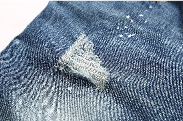 Diesel Distressed Slim-Fit Faded Wash Jeans 6