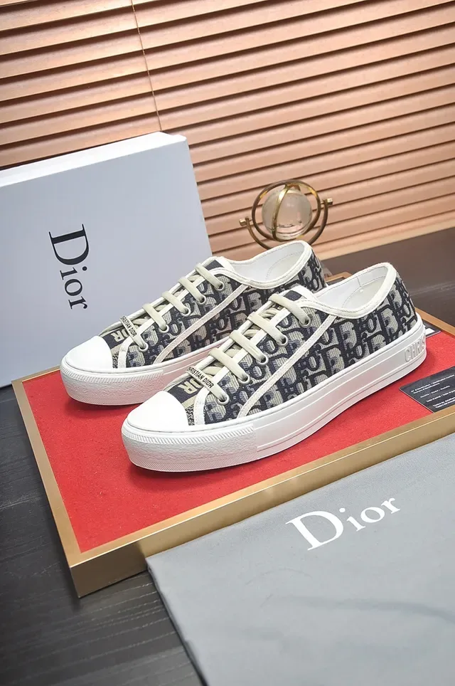 أحذية رياضية Dior B-Series Monogram Canvas Low-Top Lifestyle 4