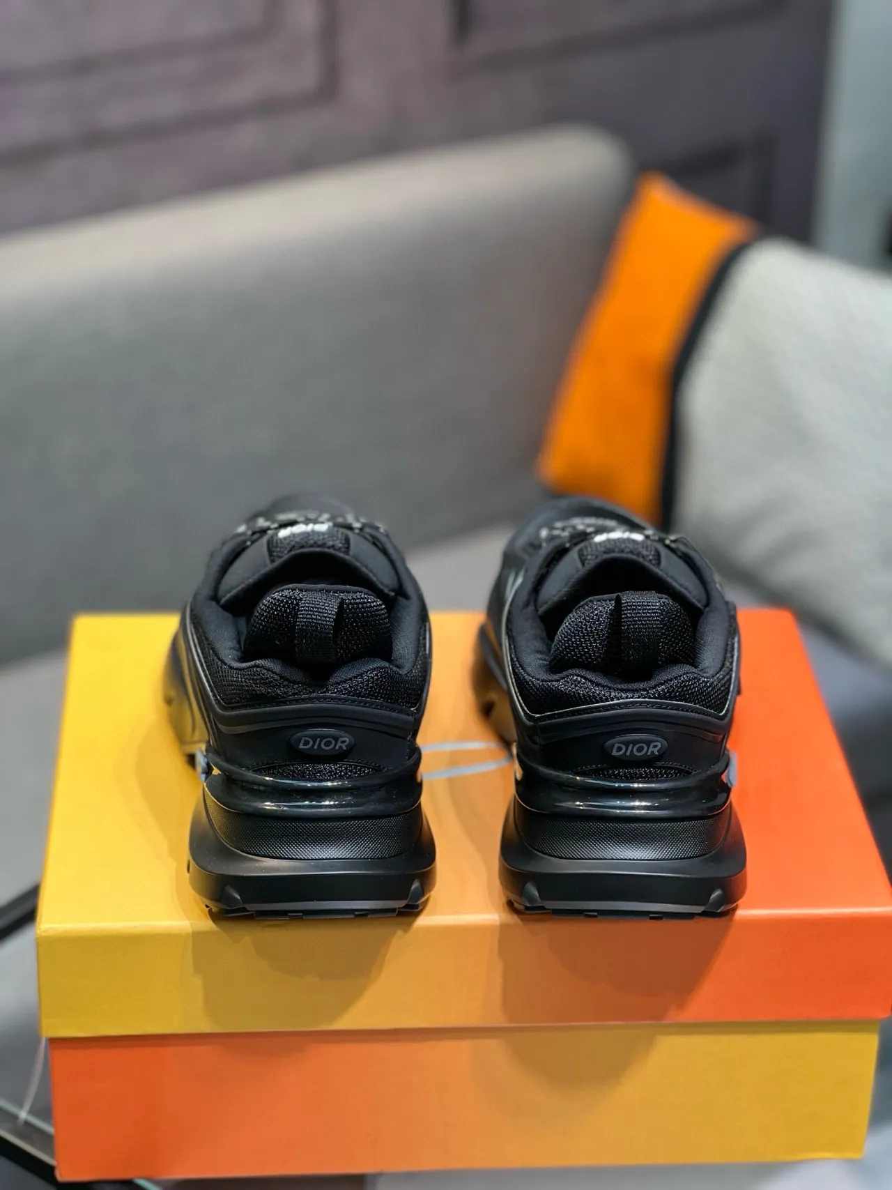 Dior B23 Black Chunky Sneakers 2