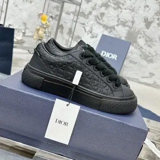 Dior B23 Sneakers Lifestyle Noirs Motif Oblique Embossé