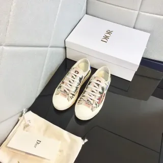 Dior B23 Floral-Print Canvas Lifestyle Sneakers