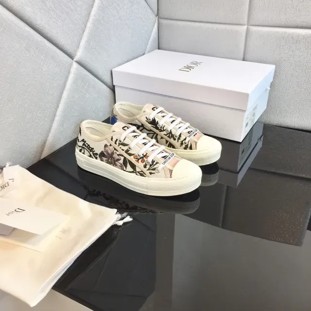 Dior B23 Floral-Print Canvas Lifestyle Sneakers 2