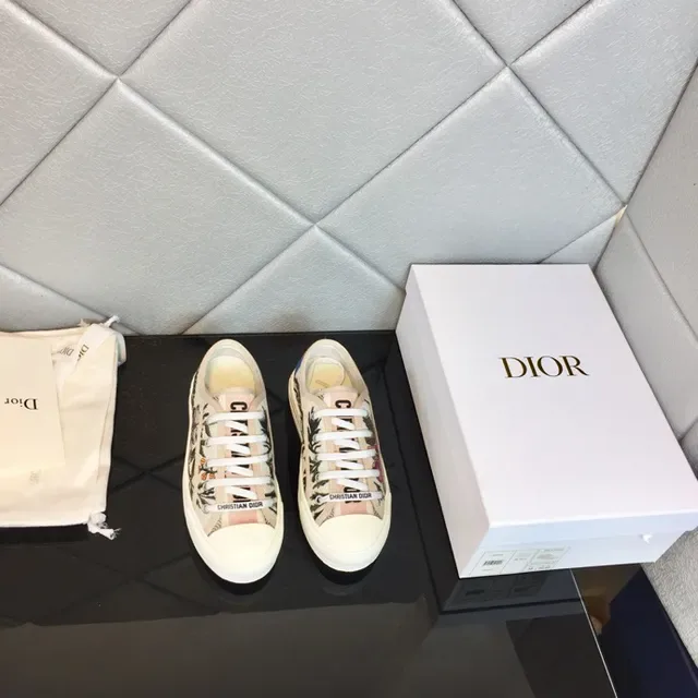 Dior B23 Floral-Print Canvas Lifestyle Sneakers 3