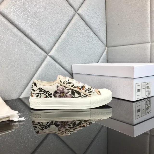 Dior B23 Floral-Print Canvas Lifestyle Sneakers 4