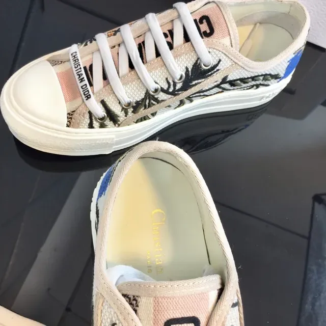 Dior B23 Floral-Print Canvas Lifestyle Sneakers 9