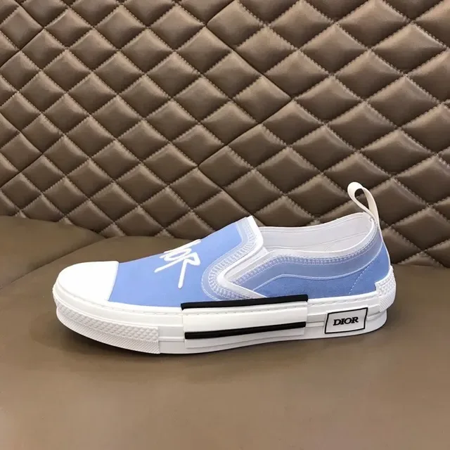Dior B23 Light Blue Slip-On Lifestyle Sneakers 3