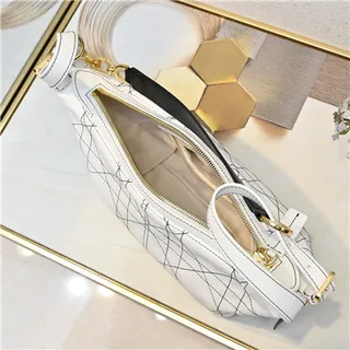Dior Bolsa Preta Bege Monogrammada Lona Borda Couro Bolsa de Braço 3