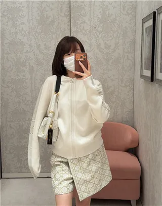 Dior Bolsa Preta Bege Monogrammada Lona Borda Couro Bolsa de Braço 14