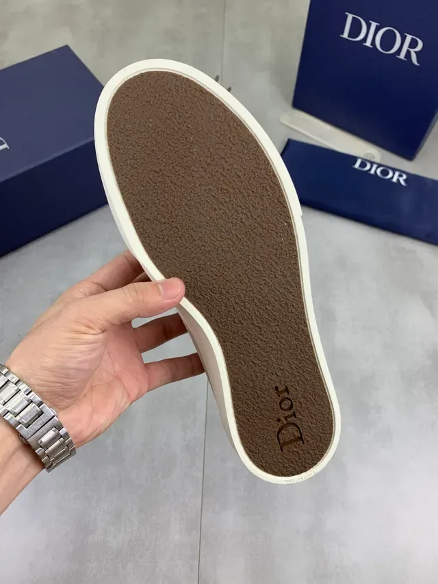 Dior Loafer Beige White Suede Upper Penny Strap Loafer 2