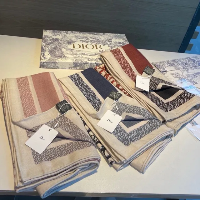 Dior Oblique Monogram Silk Scarf 3