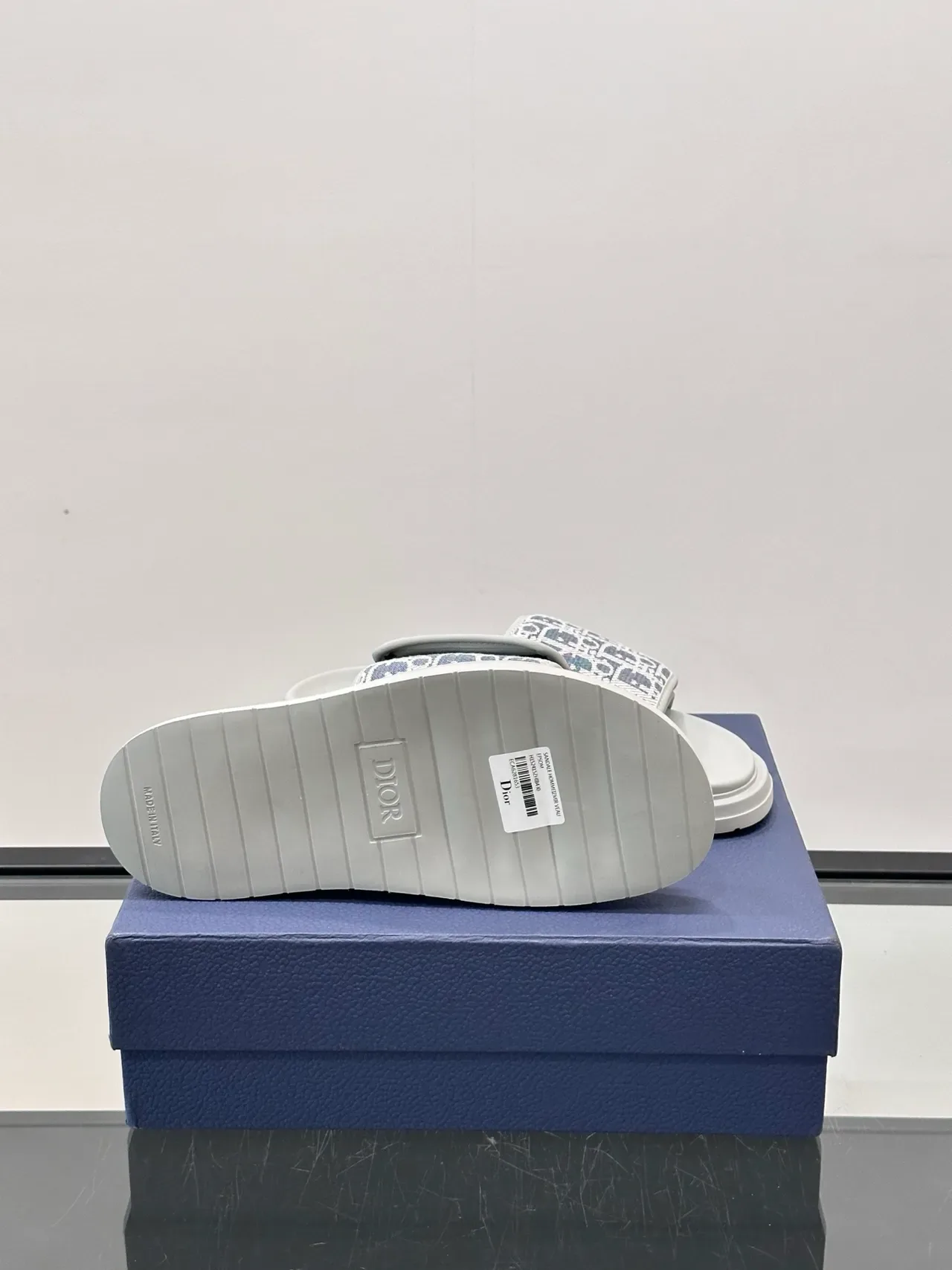 Dior Slide Monogram Strap Slippers 4