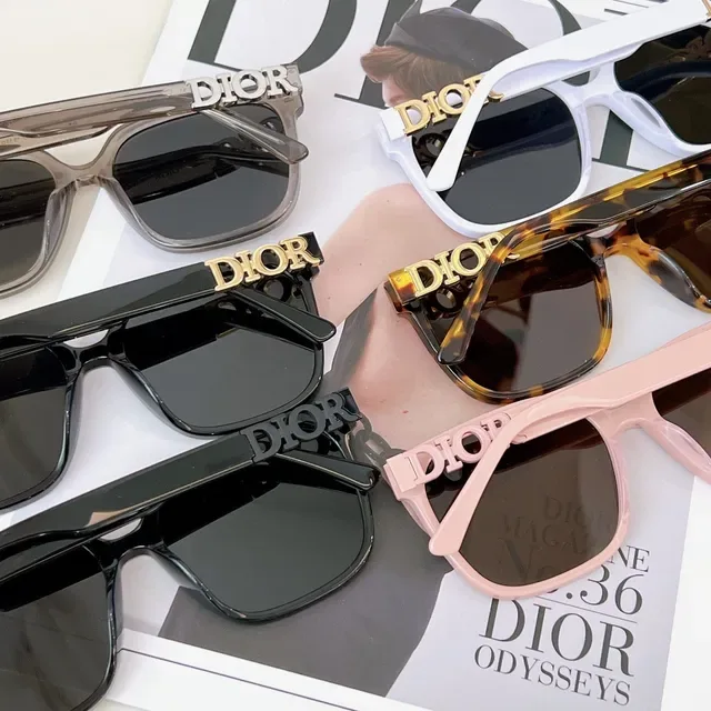 Dior Square Oversized Tortoiseshell Sunglasses 4