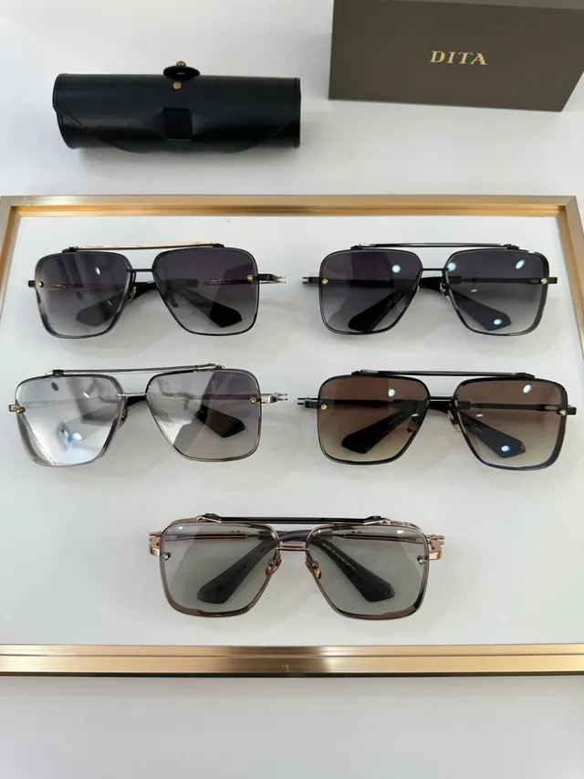 DITA DITAMATIC Rose Gold Gradient Sunglasses 4