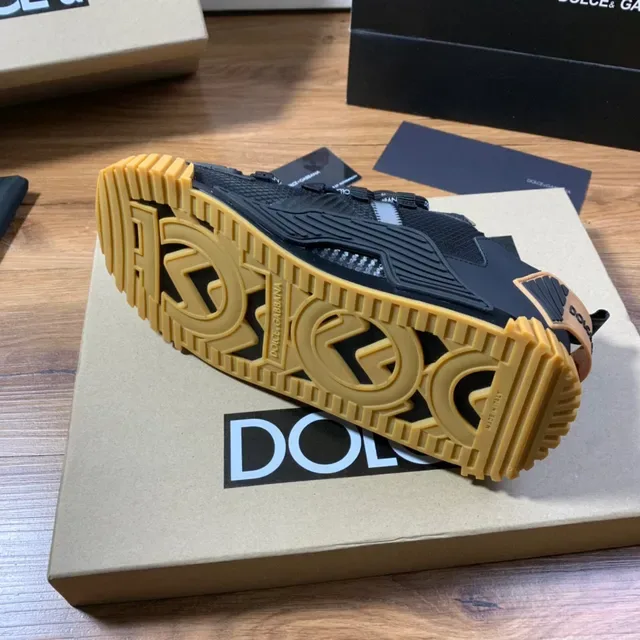 Dolce & Gabbana NS1 Sneakers Lifestyle Noir et Moutarde 2