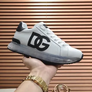 Dolce & Gabbana DG Run Low 白黑透明生活方式运动鞋