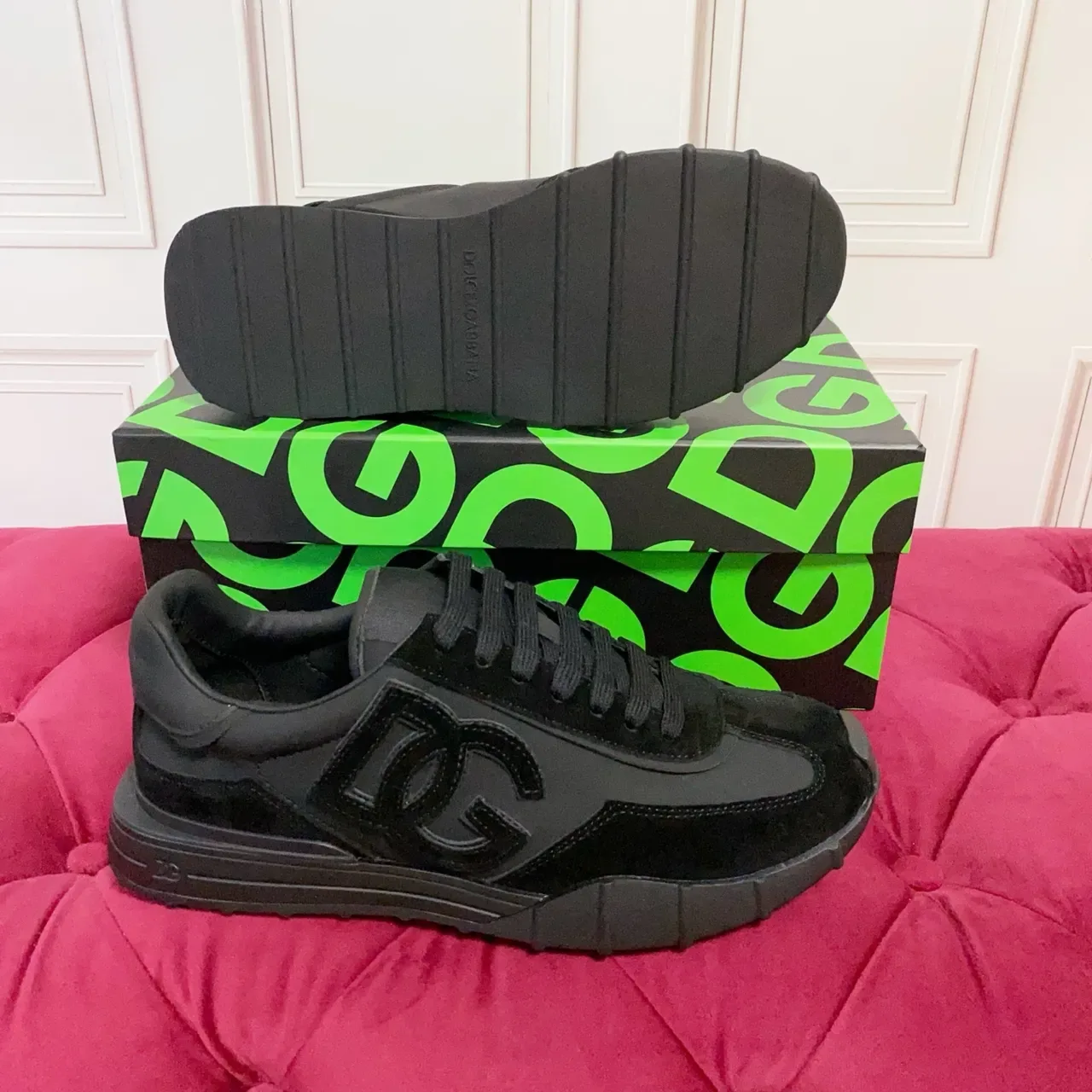 Dolce & Gabbana DG Runner Black Lifestyle Sneakers 2