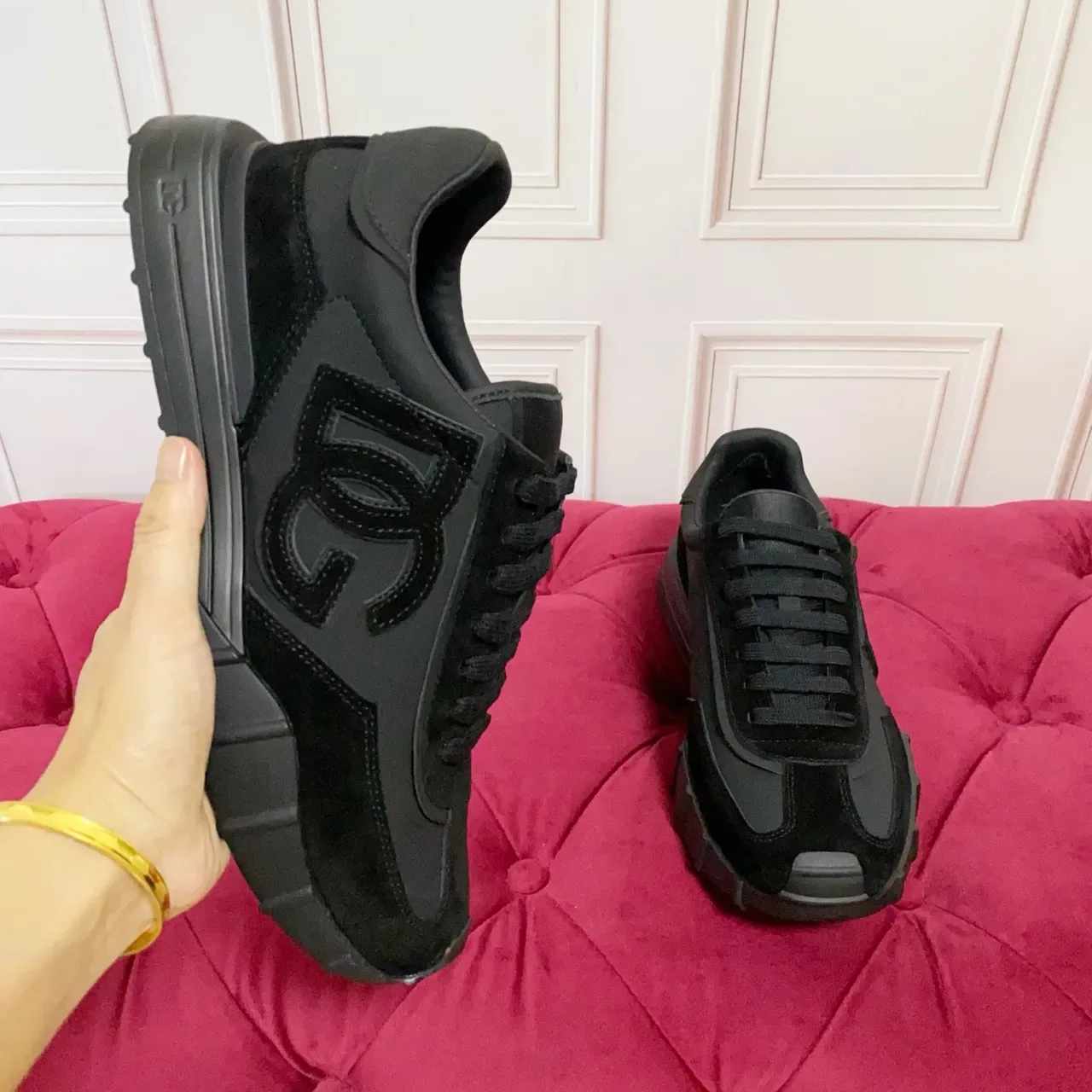 Dolce & Gabbana DG Runner Black Lifestyle Sneakers 4