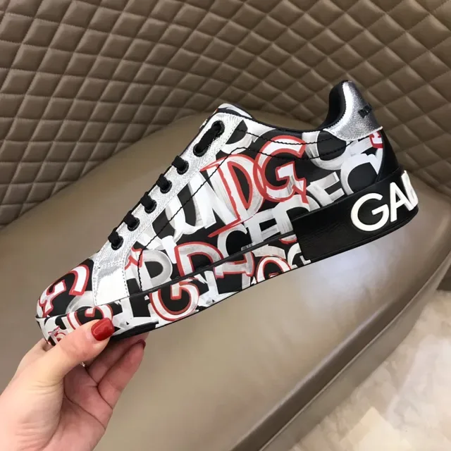 Dolce & Gabbana Tênis Lifestyle Low-Top Graffiti-Print 2