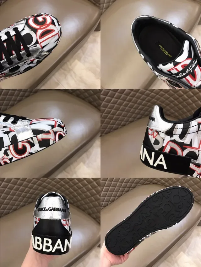 Dolce & Gabbana Tênis Lifestyle Low-Top Graffiti-Print 3