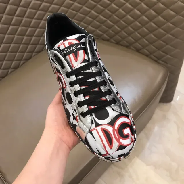Dolce & Gabbana Tênis Lifestyle Low-Top Graffiti-Print 4