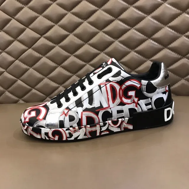 Dolce & Gabbana Tênis Lifestyle Low-Top Graffiti-Print 6