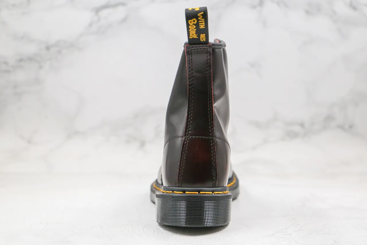 Dr. Martens 1460 Cherry Brown Polished Leather Martin Boot 3
