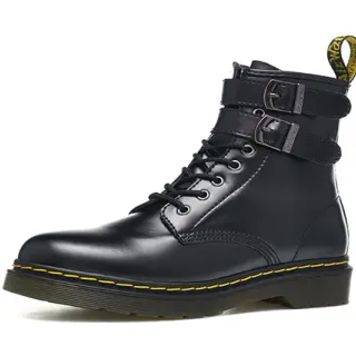 Dr. Martens 1460 Harness Botas de Cuero Negro Martin