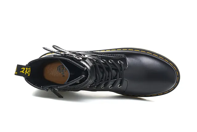 Dr. Martens 1460 Harness Botas de Cuero Negro Martin 2