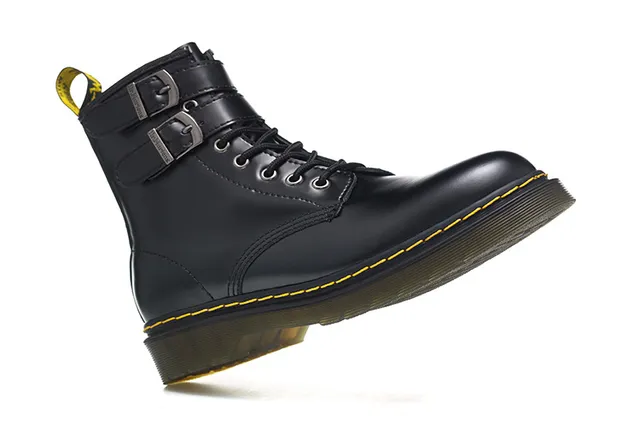 Dr. Martens 1460 Harness Botas de Cuero Negro Martin 4