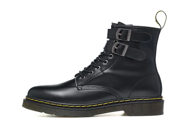Dr. Martens 1460 Harness Botas de Cuero Negro Martin 7
