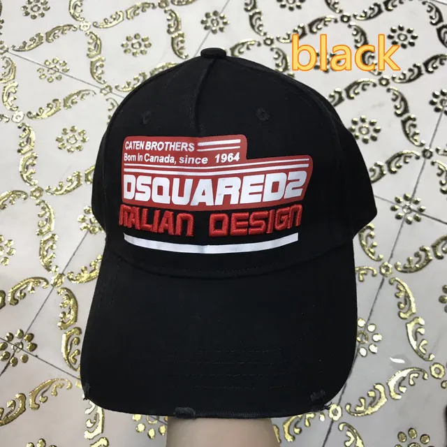Dsquared2 Italian Design Graphic Patch Navy Baseball Cap 2