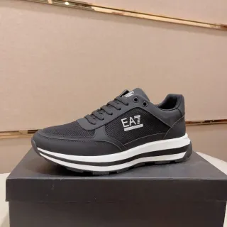Emporio Armani EA7 Black and White Lifestyle Sneakers