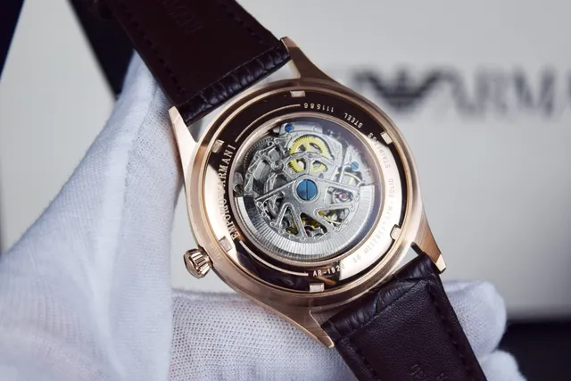 Emporio Armani Meccanico Open-Heart Montre Mécanique 5