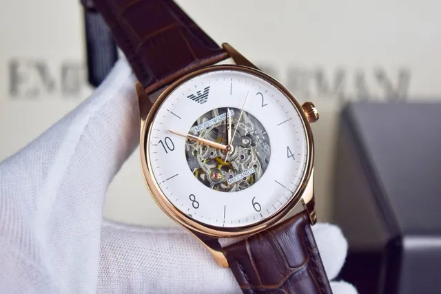 Emporio Armani Meccanico Open-Heart Montre Mécanique 7