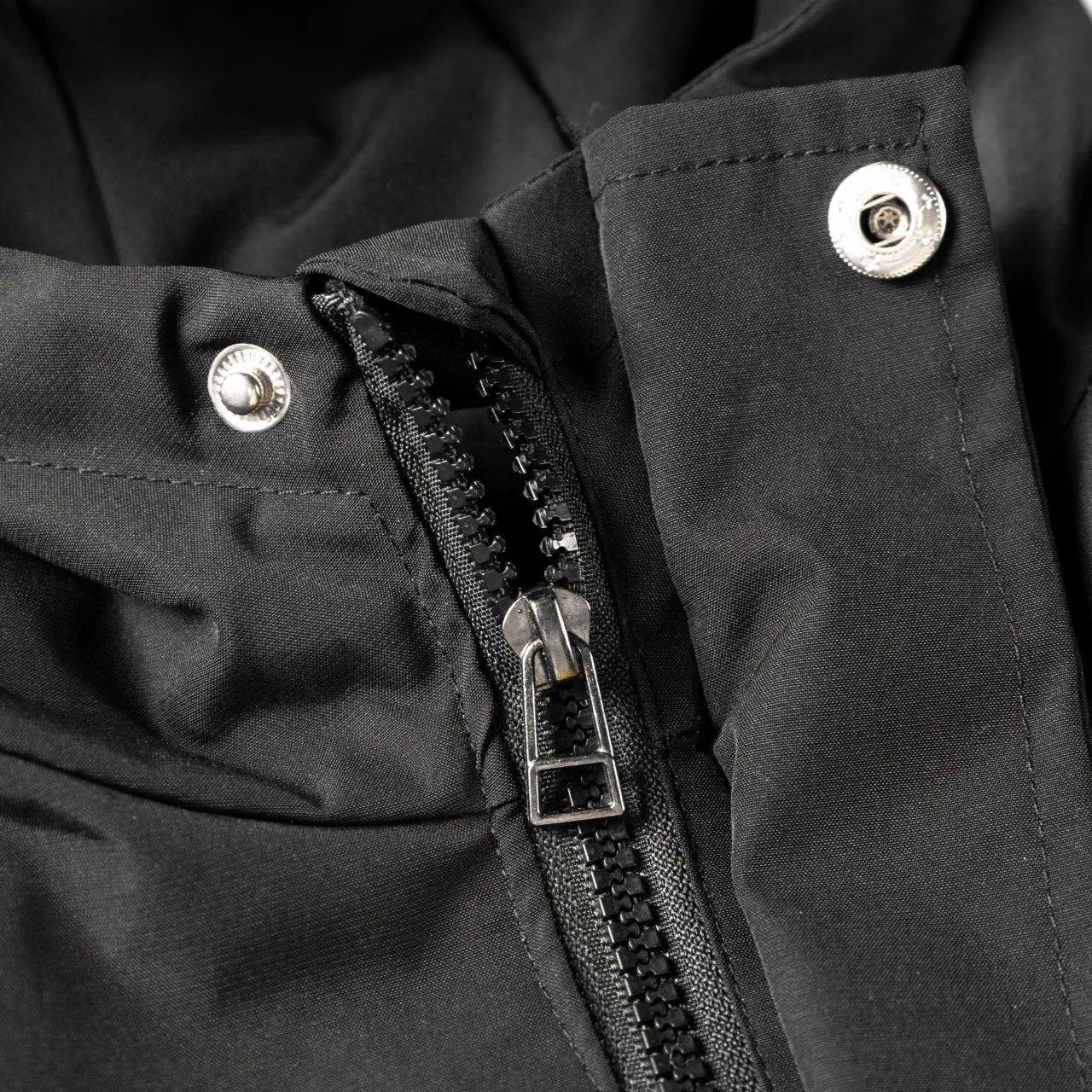 Fendi Black White Hooded Zip-Front Jacket 11