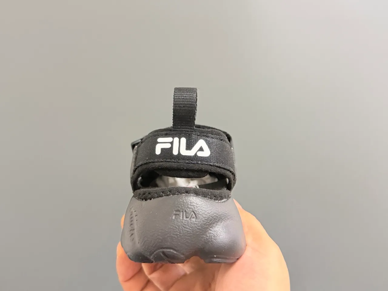 Fila Beige Black Chunky Sole Mesh-and-Synthetic Upper Casual Sandals 15