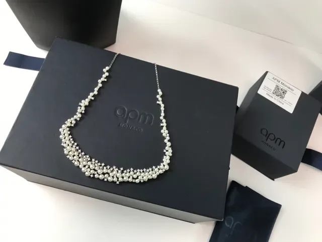 APM Monaco Multi-Strand Pearl and Star Motif Necklace 6