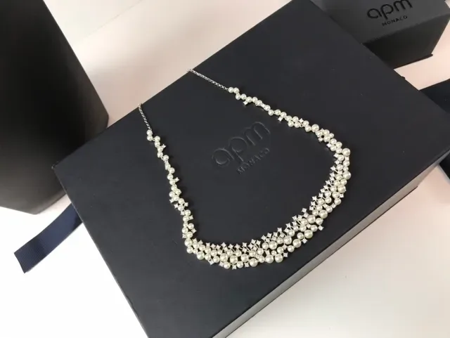 APM Monaco Multi-Strand Pearl and Star Motif Necklace 7