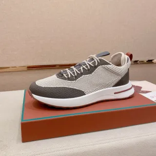 Tênis bege vermelho com upper híbrido knit-mesh midsole esculpida branca