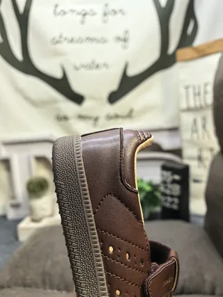 Black Beige T-Strap Studded Mary Jane Shoes 3