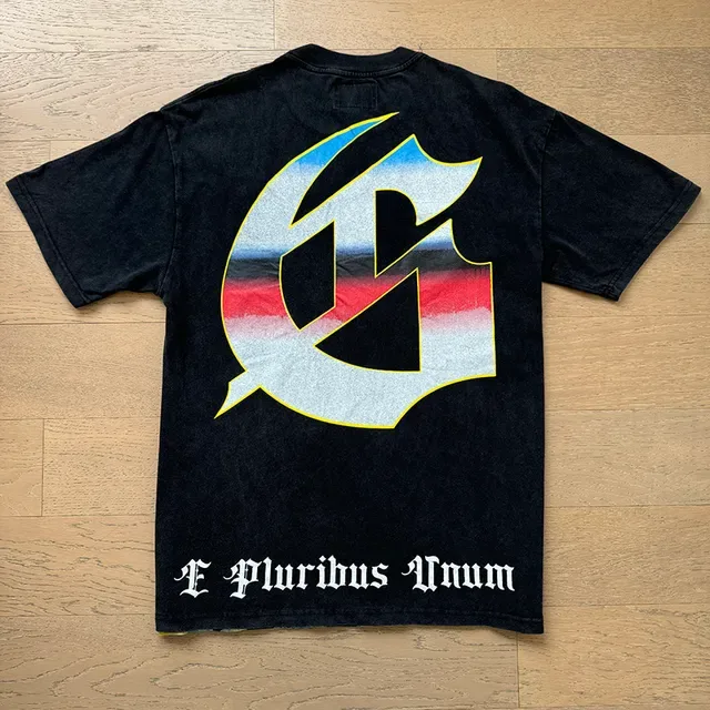 Black Graphic-Print Oversized Racing Illustration T-Shirt 7