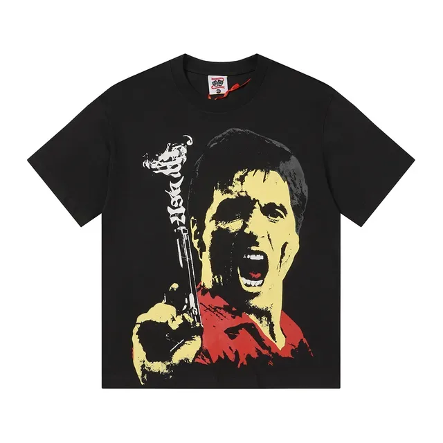 Black Graphic Print Oversized T-Shirt 3