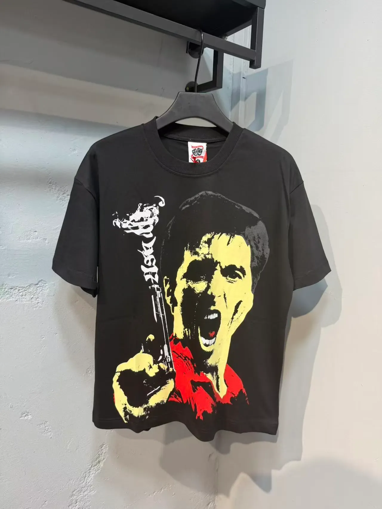 Black Graphic Print Oversized T-Shirt 6