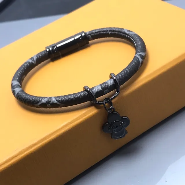 Black Gray Braided Cord Camouflage-Patterned Bracelet 3