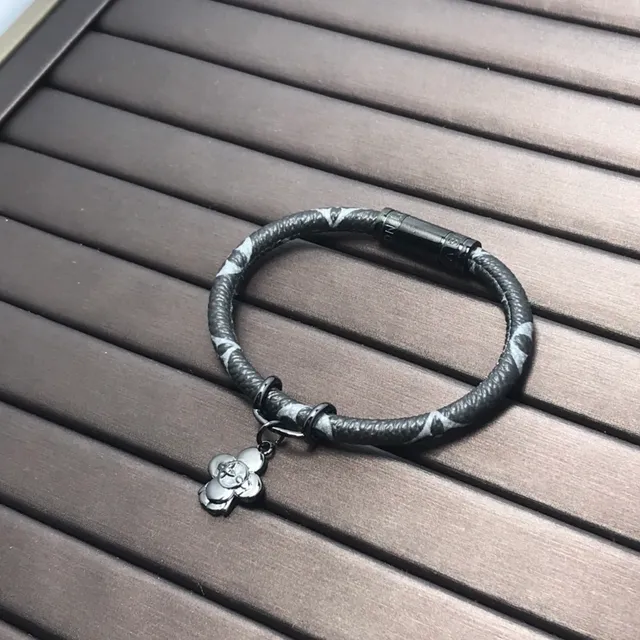 Black Gray Braided Cord Camouflage-Patterned Bracelet 4