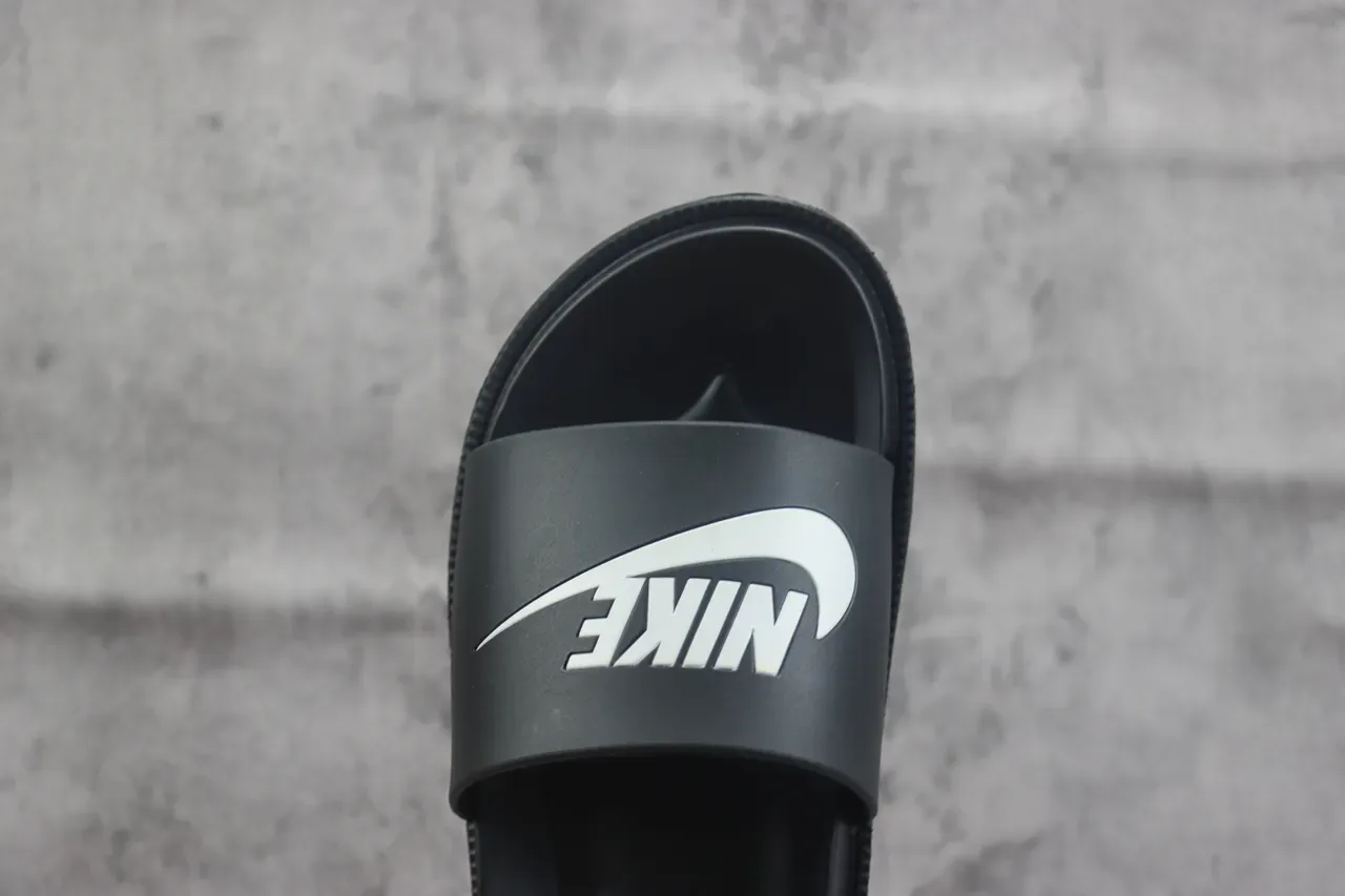 Black Molded Rubber Slide Slipper 5