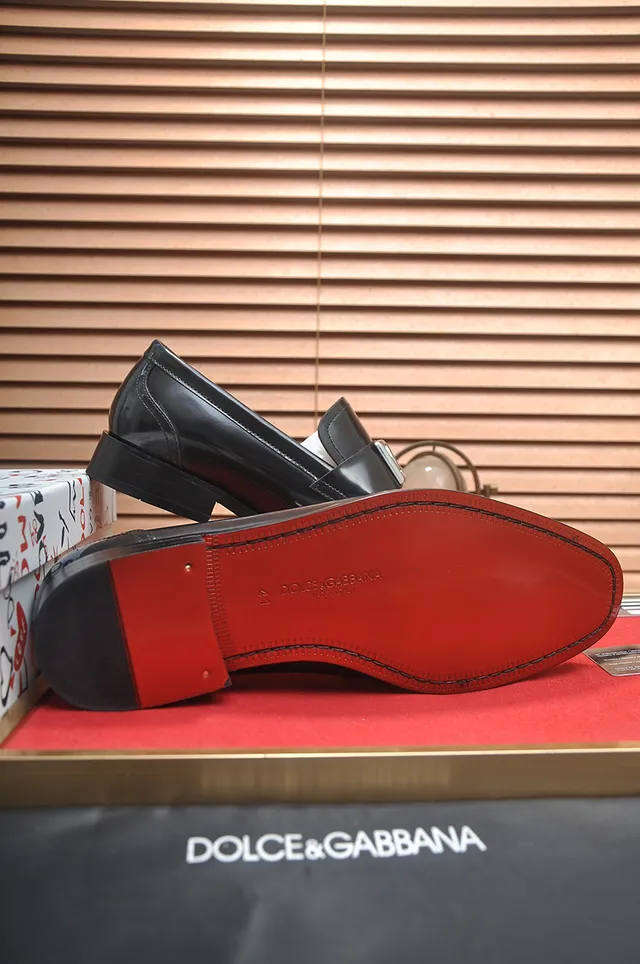 Black Patent Leather Buckle Strap Loafer 3